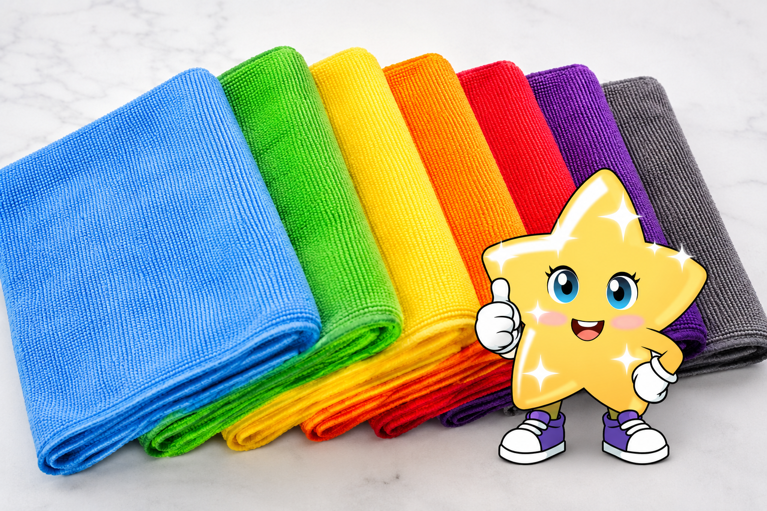 The Importance of Color-Coding Microfiber Cloths in Commercial Cleaning