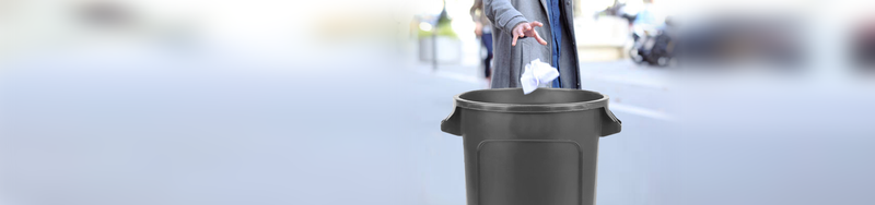 Round Utility Containers <br> and Lids
