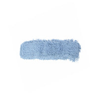 blue static cling dust mop close up 18inch x 5inch slip-on, Pro-Stat® Blue Slip-On Dust Mop Head, SIZE, 18 Inch X 5 Inch, FLOOR CLEANING, DUST MOPS, 3300