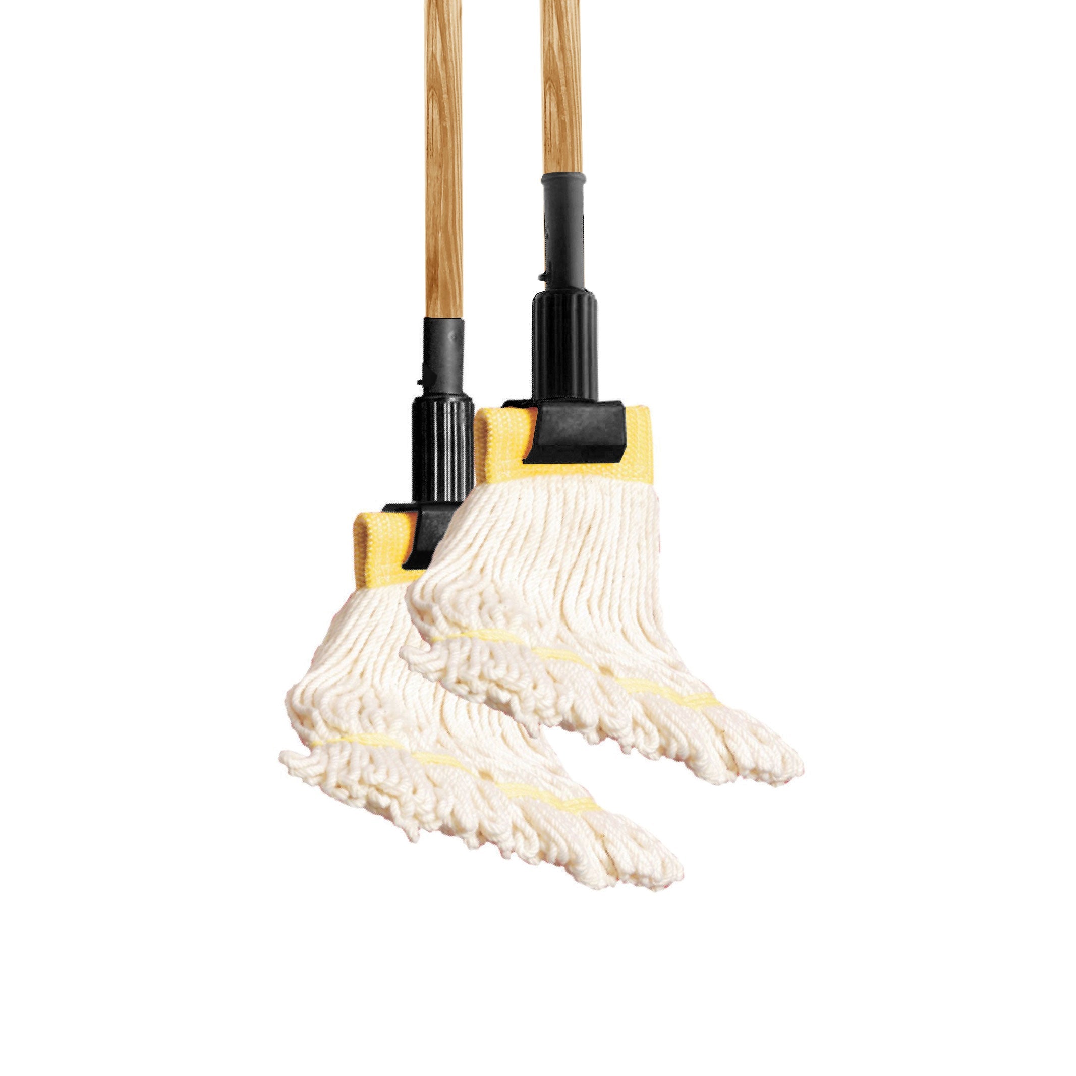 Jaws 54" Clamp Style Mop Stick Wood Handle