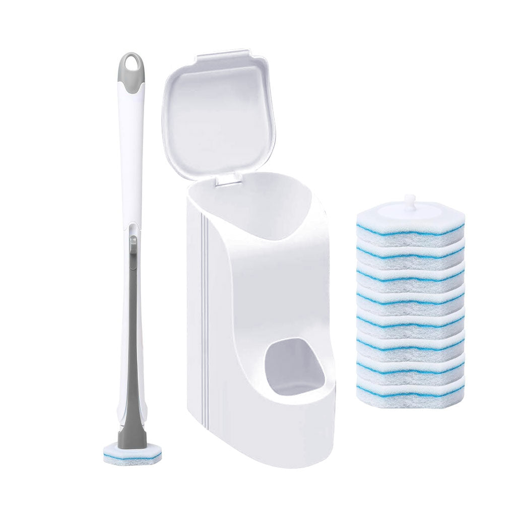 Bowl Boss™ Touch-Free Toilet Scrubber Starter Kit