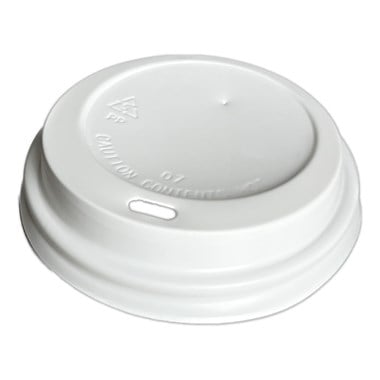 Plastic White Dome Sip Lids