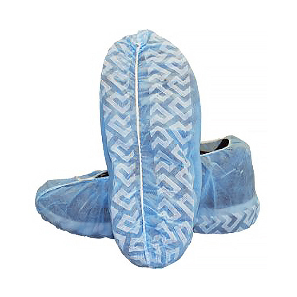 shoe covers with grip, Skid Resistant Shoe Covers, SIZE, Large, Package, 3 Packs of 100, PPE-PERSONAL PROTECTIVE EQUIPMENT, SHOE COVERS, COVID ESSENTIALS, 7710, 7711