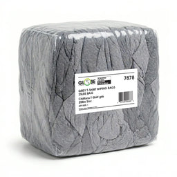 Grey T-Shirt Wiping Rags