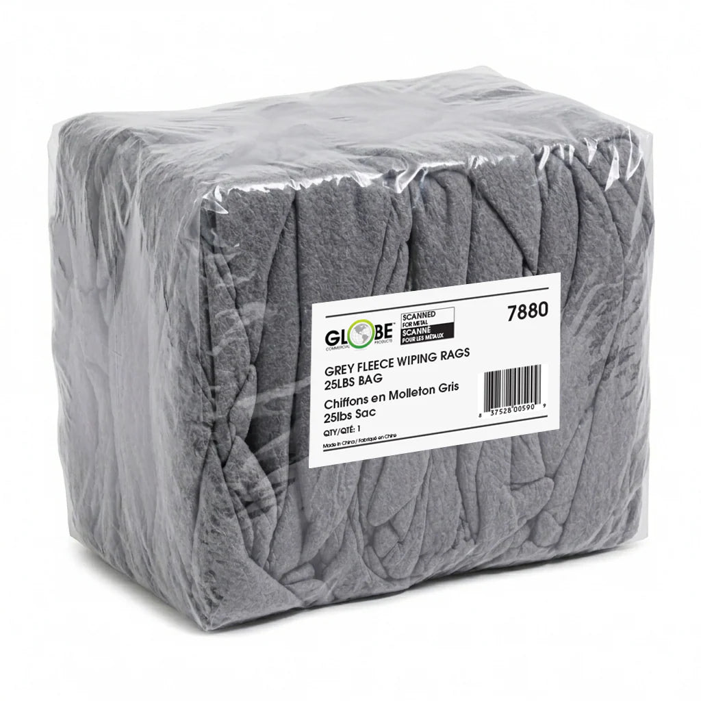 Grey Fleece Wiping Rags