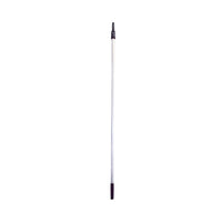 silver extension pole with black top grip and screw twist end 10ft, Extension Pole, SIZE, 10Ft / 2 Piece, GENERAL CLEANING, WINDOW CARE, 4471