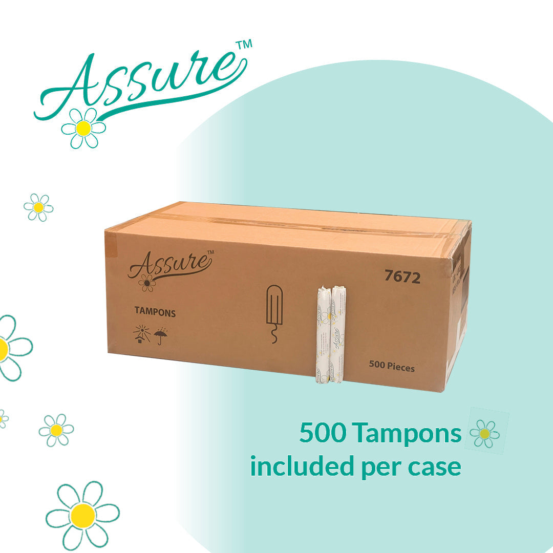 Assure™ Tampons for Vending Dispenser in Vending Tubes
