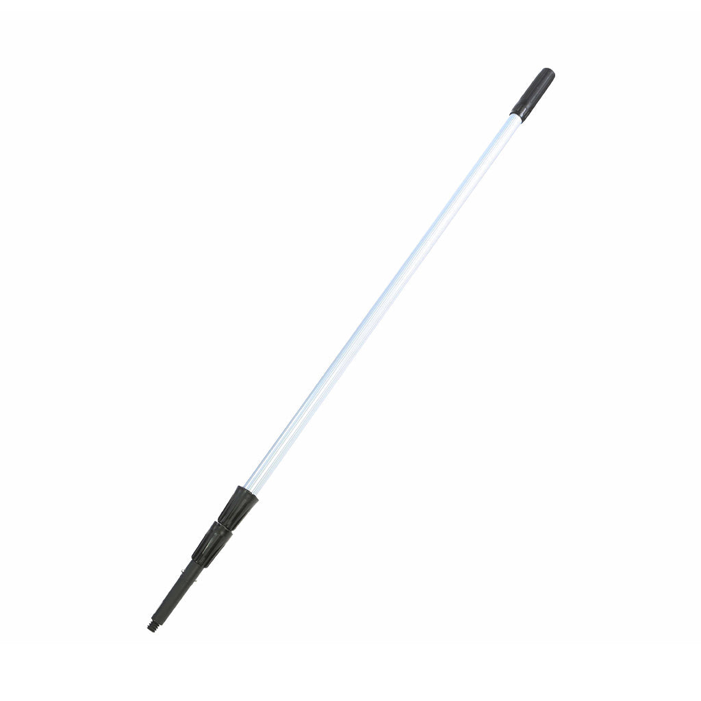 silver extension pole with black top grip and screw twist end, Extension Pole, SIZE, 4Ft / 2 Piece, GENERAL CLEANING, WINDOW CARE, 4470,4471,4472,4473,4474
