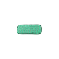 green mop pad with dark green binding 12inch, Green Microfiber Dry Pad, SIZE, 12 Inch, MICROFIBER, FLOOR PADS, 3362