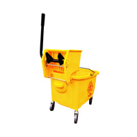 Sidepress Bucket And Wringer Yellow, SIZE, 35 Qt Yellow, FLOOR CLEANING, BUCKETS & WRINGERS, Best Seller, 3080W