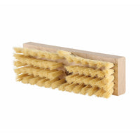 natural wood and with natural color brissels brush view, 8 Inch Natural Fiber Deck Scrub Head, FLOOR CLEANING, DECK BRUSHES, 4251