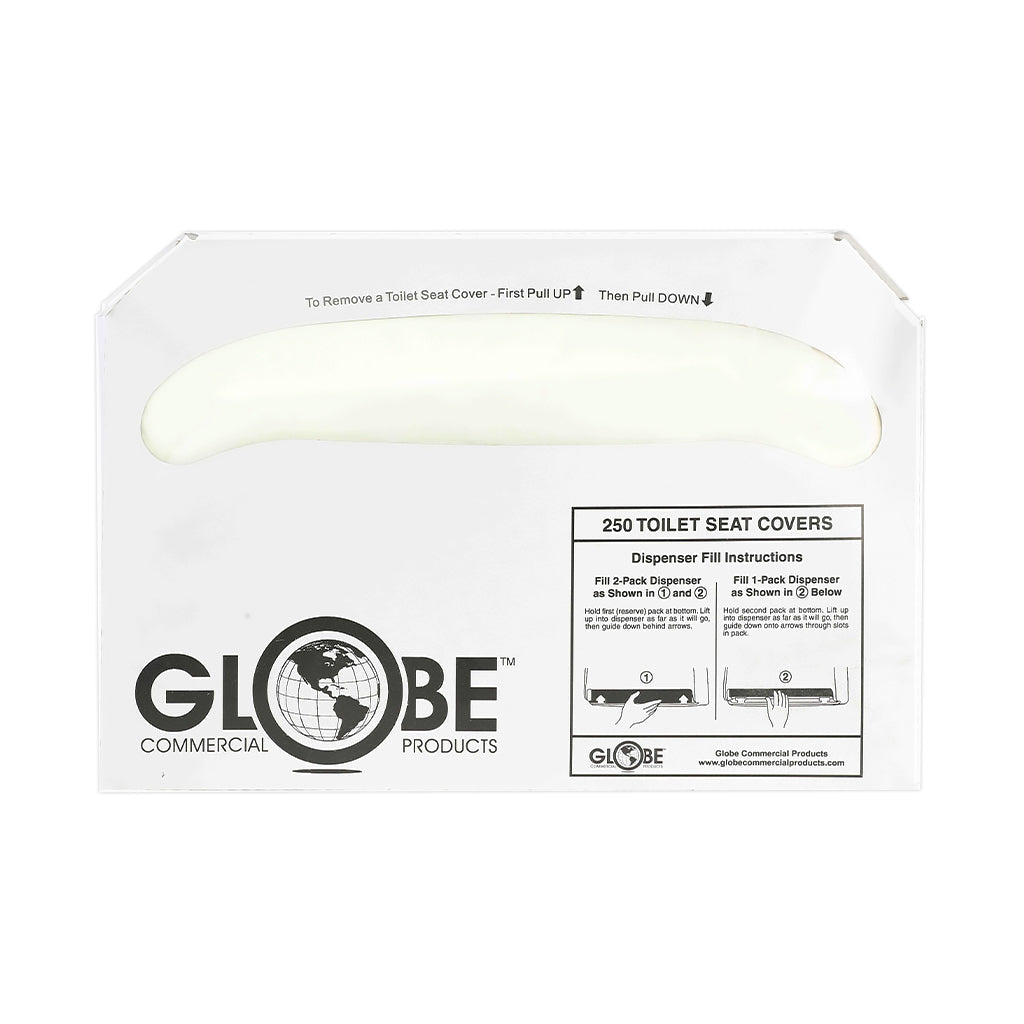rectangular paper container with paper, Toilet Seat Covers Half Fold, WASHROOM CARE, TOILET SEAT COVERS, Best Seller, 4610,4611