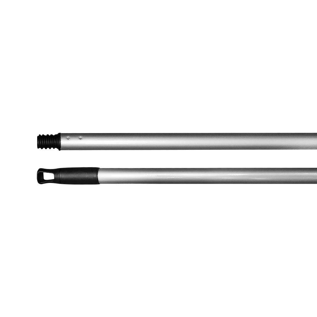 Metal Handle With Heavy Duty Plastic Threaded Tip, SIZE, 48 Inch X 1 5/16Th Inch, COLOR, Silver, FLOOR CLEANING, HANDLES, 4216HDL, 4078