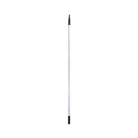 silver extension pole with black top grip and screw twist end 12ft, Extension Pole, SIZE, 12Ft / 3 Piece, GENERAL CLEANING, WINDOW CARE, 4472