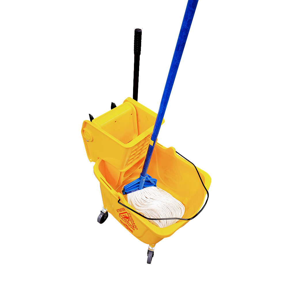 Sidepress Bucket And Wringer Yellow, SIZE, 35 Qt Yellow, FLOOR CLEANING, BUCKETS & WRINGERS, Best Seller, 3080Y