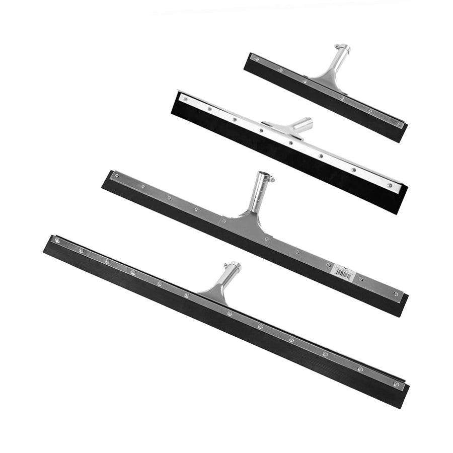 silver head squeegee with black rubber with wooden handle, Straight Black Rubber Squeegee, SIZE, 18 Inch, FLOOR CLEANING, FLOOR SQUEEGEES, 4092,4093,4082,4083
