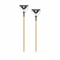 wood handle and metal head 54 inch and 60 inch, Metal Head With Wingnut Mop Stick, COLOR, 54 Inch Wood Handle, GENERAL CLEANING, HANDLES, 3139,3140