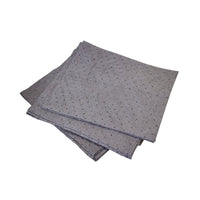 absorbant grey heavy textile fabric, 15 Inch X 18 Inch Universal Pads Medium Duty, Package, 10 Pack, SAFETY, ABSORBANT PADS & SOCKS, 7541