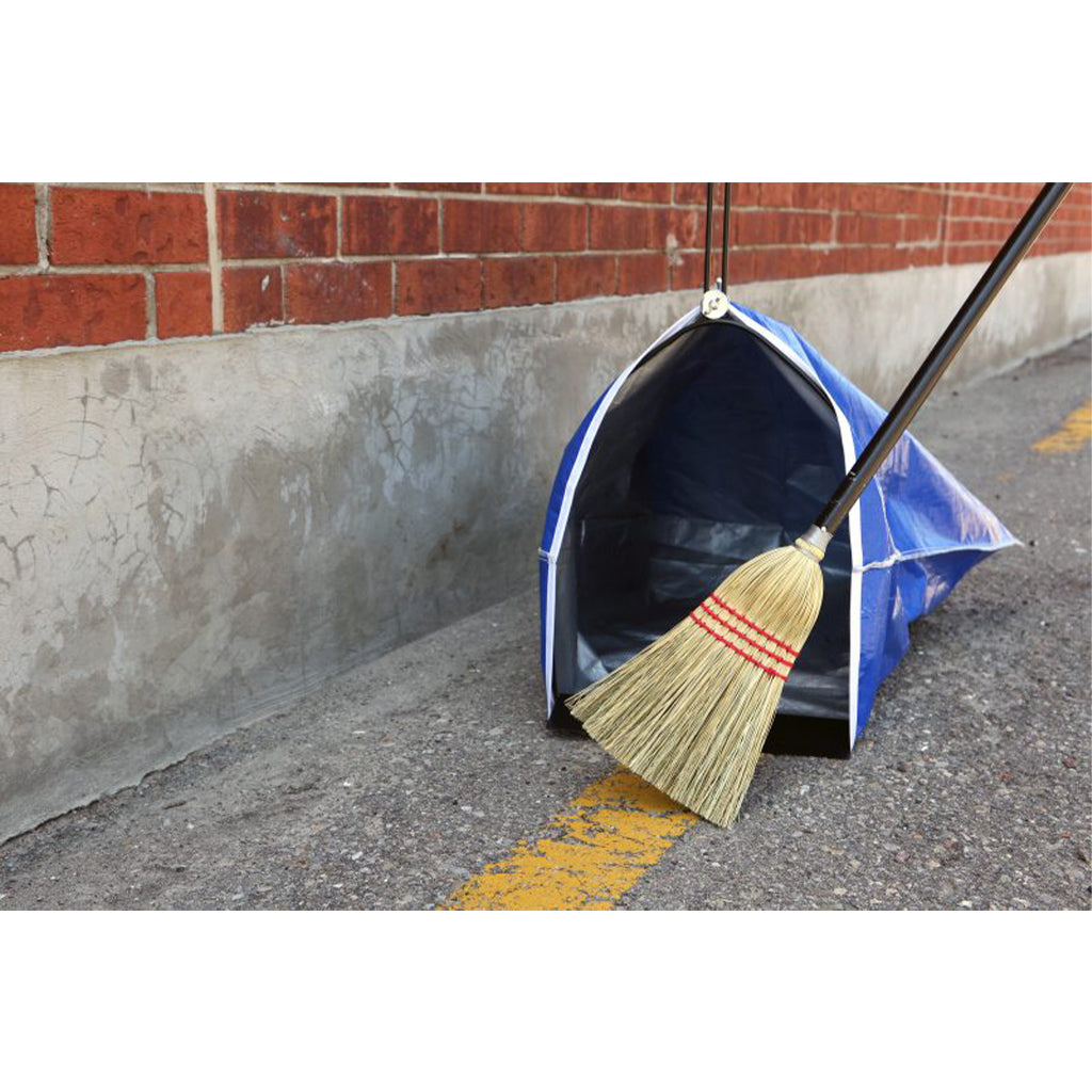blue litter bag with metal handle with with black handle cleaning outdoor with corn broom with black handle, Replacement Litter Scoop Bag, GENERAL CLEANING, CLEANING ACCESSORIES, 3713