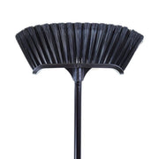 curved brush head with black brissels and metal handle, 14 Inch Spartan Premium Curved Magnetic Broom With 48 Inch Metal Handle, FLOOR CLEANING, ANGLE BROOMS, Best Seller, 4009