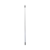 silver extension pole with black top grip and screw twist end 15ft, Extension Pole, SIZE, 15Ft / 3 Piece, GENERAL CLEANING, WINDOW CARE, 4473