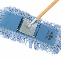 blue static cling dust mop close up breakaway frame handle slip-on, 3300,3301,3302,3303